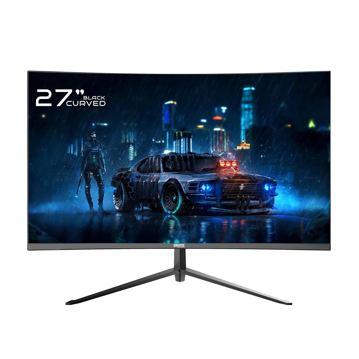 GEONIX Neon 27 Inch LED Curved Monitor 68.58 CM(27''),75Hz Refresh Rate