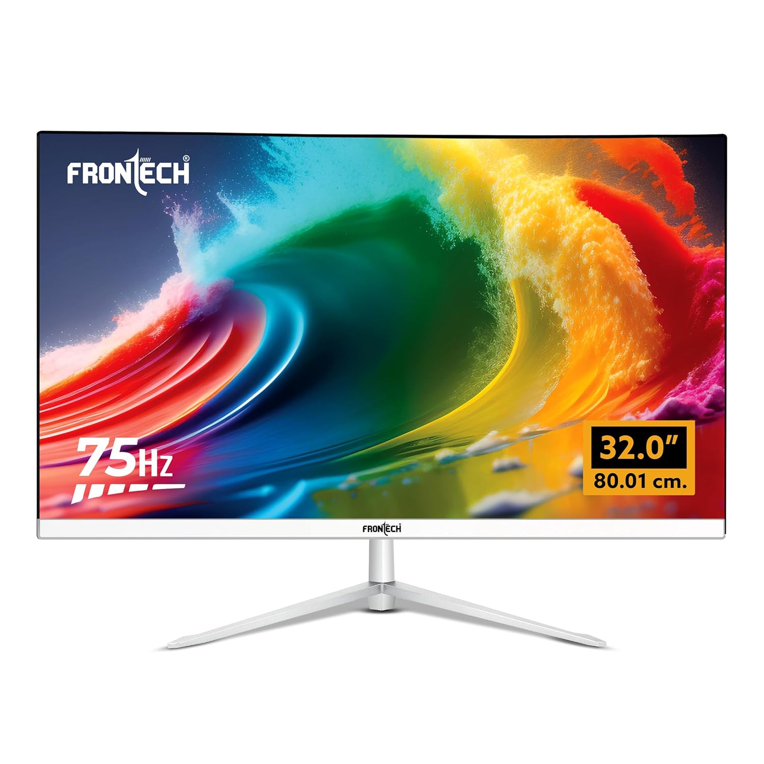 FRONTECH 32 Inch Ultima Series LED Monitor | Refresh Rate 75Hz,IPS Panel